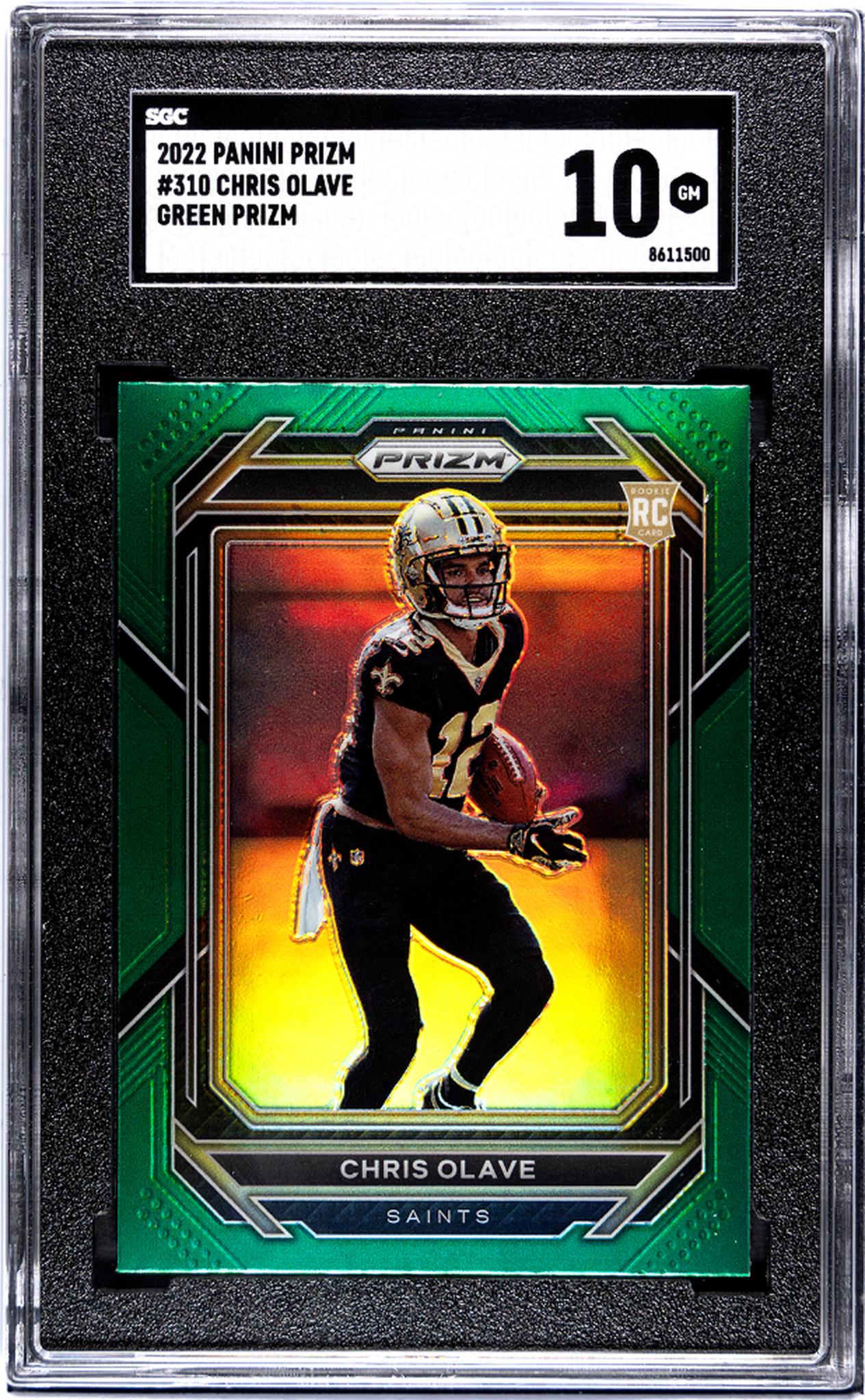 2022 Prizm #310 Chris Olave SGC 10