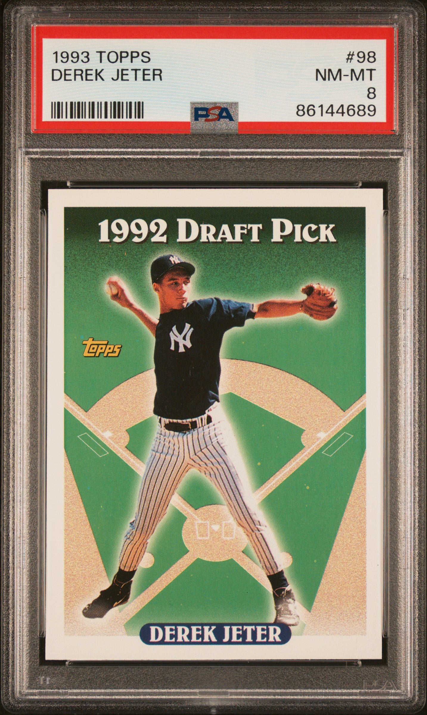1993 Topps Derek Jeter #98 PSA 8