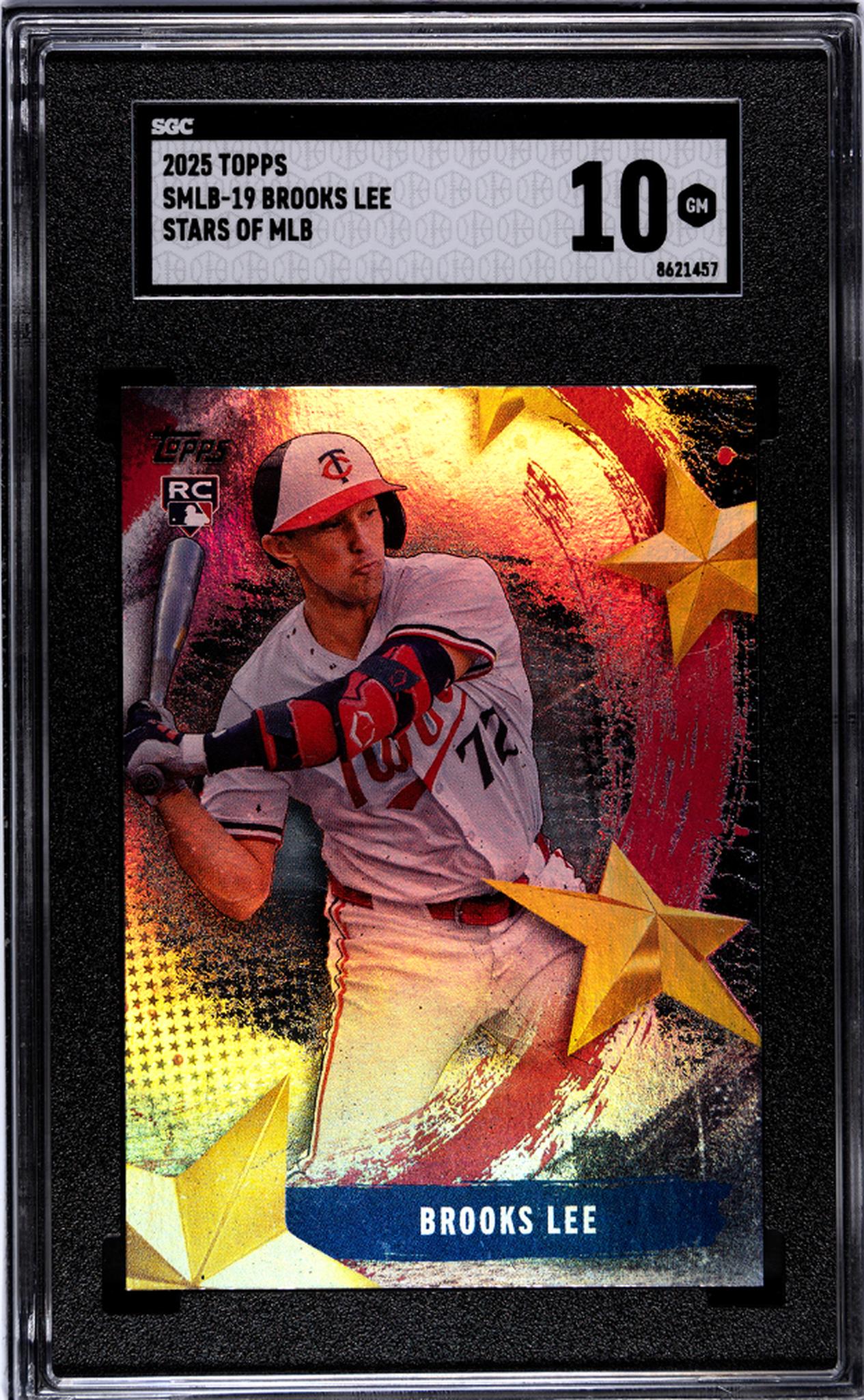 2025 Topps Series 1 Stars of MLB Brooks Lee #SMLB-19 RC SGC 10