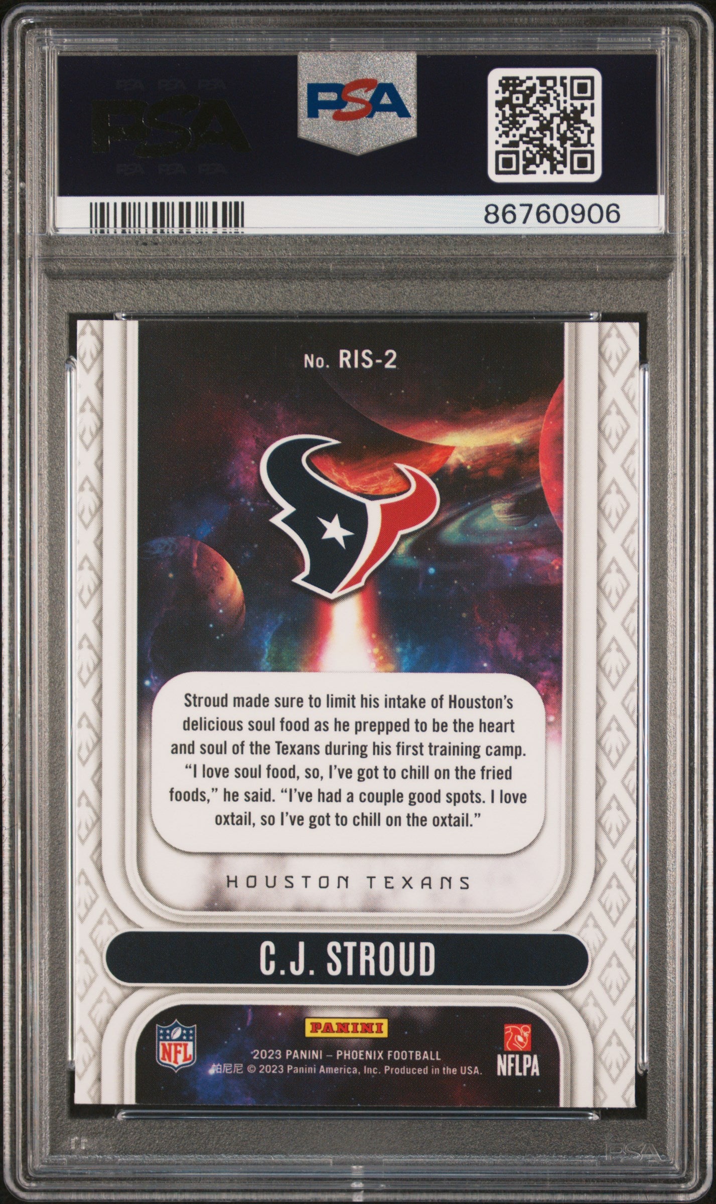 2023 Phoenix #RIS-2 C.J. Stroud Rookie Rising PSA 10