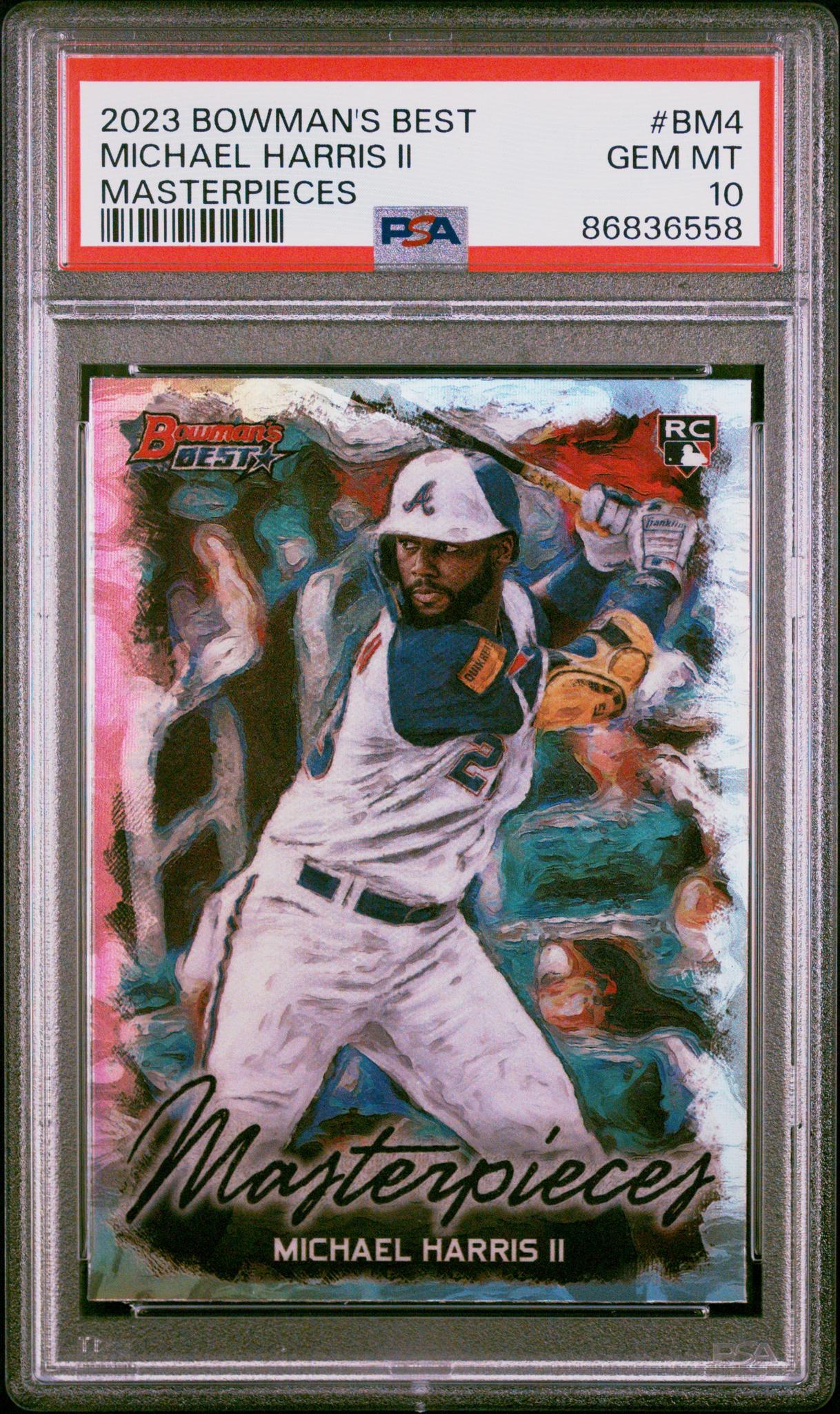 2023 Bowman's Best #BM4 Michael Harris II Bowman Masterpieces PSA 10