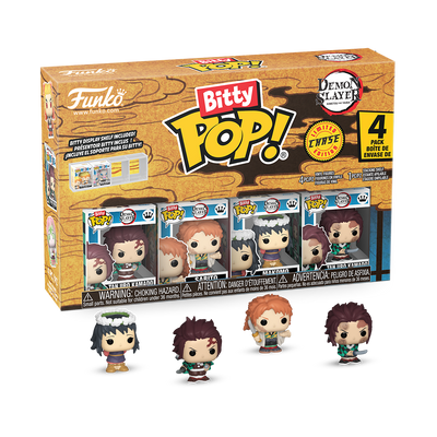 Funko Bitty Pop!: Demon Slayer - Tanjiro 4-Pack