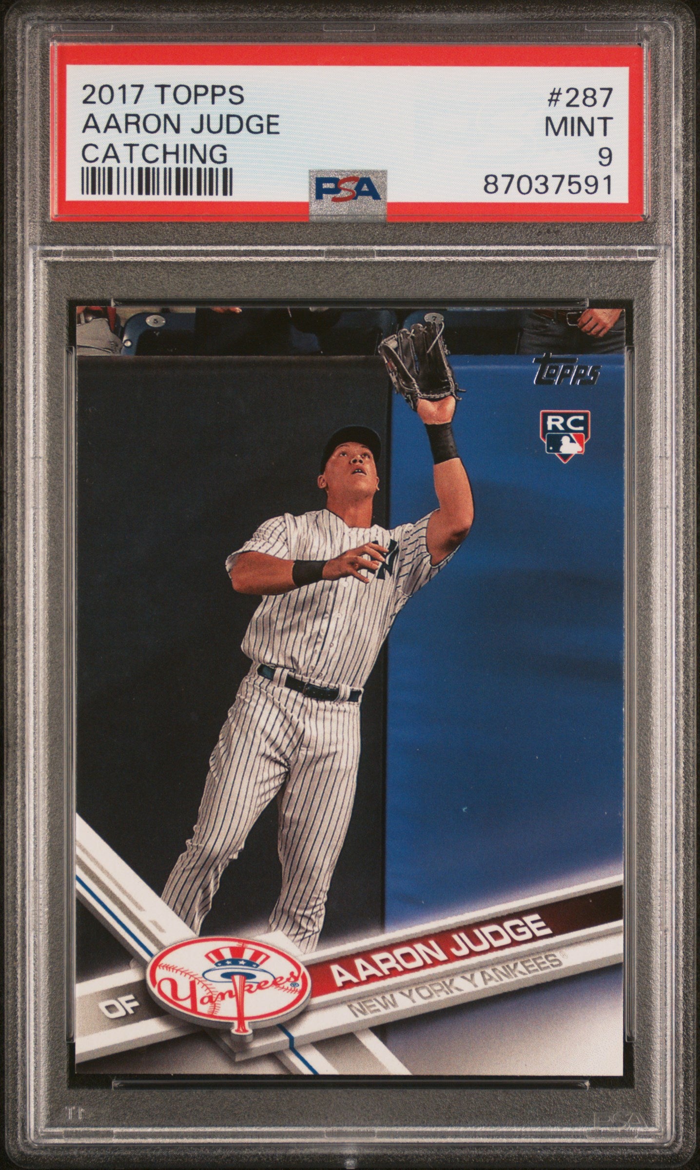 2017 Topps Aaron Judge #287A PSA 9
