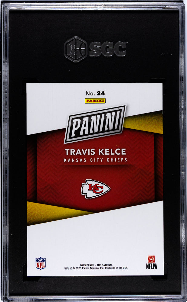 2023 Panini The National #24 Travis Kelce  /199 SGC 8.5