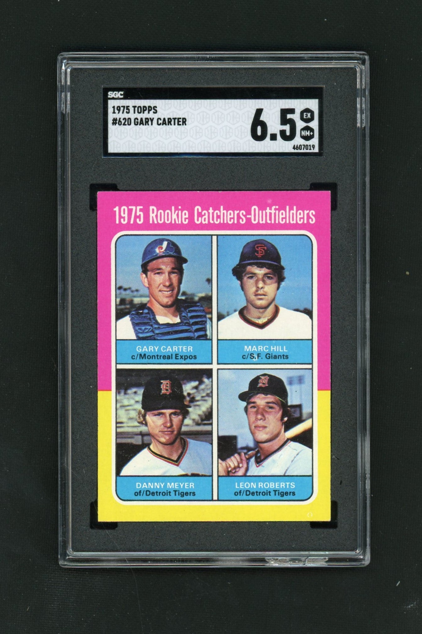 1975 Topps #620 Gary Carter Rookie Catchers SGC 6.5
