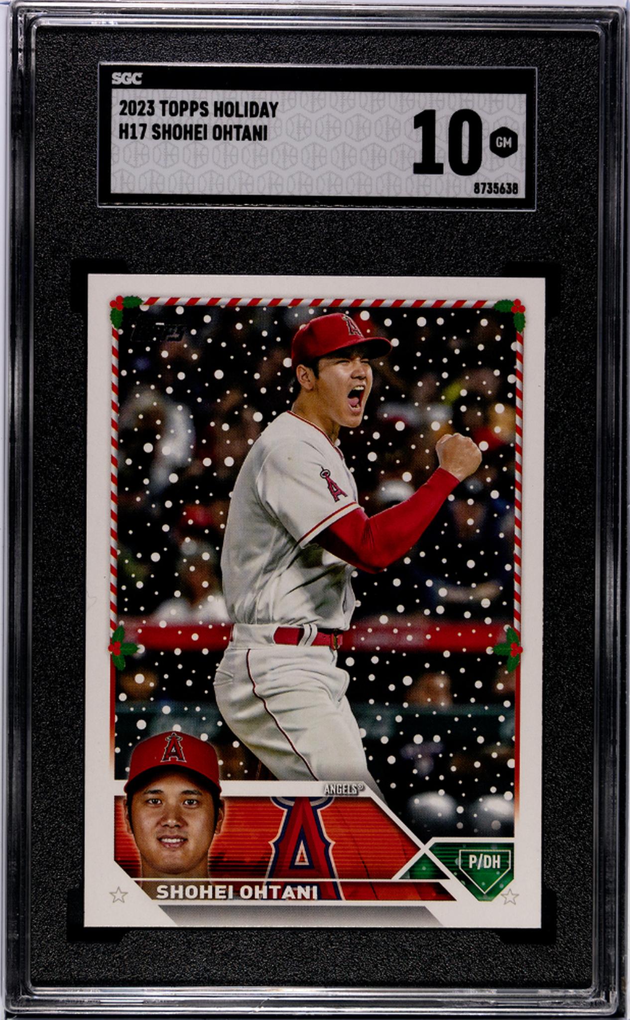 2023 Topps Holiday #H17 Shohei Ohtani SGC 10