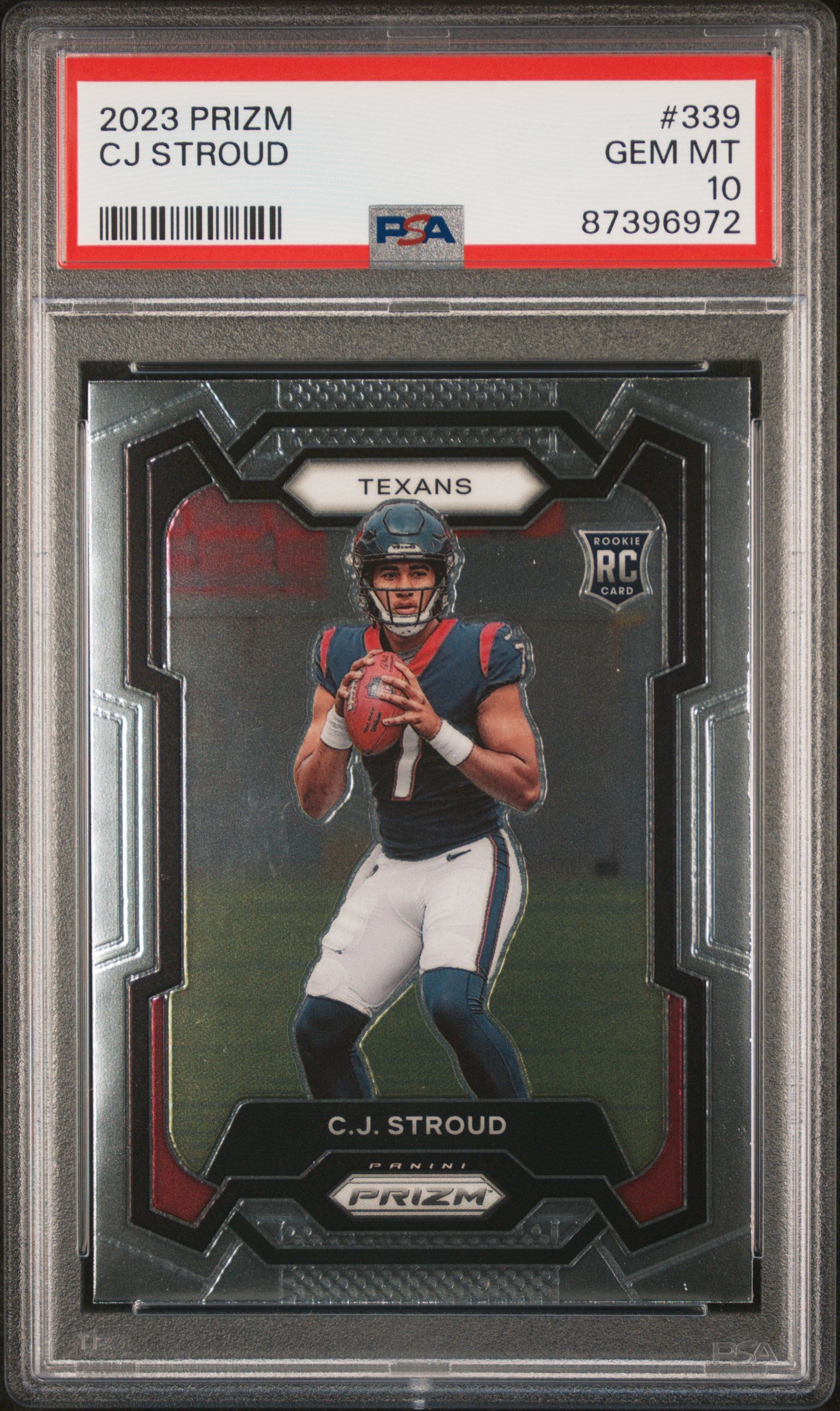 2023 Panini Prizm CJ Stroud #339 RC PSA 10