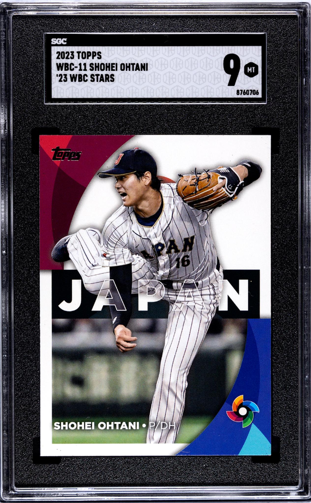 2023 Topps #WBC-11 Shohei Ohtani '23 WBC Stars SGC 9