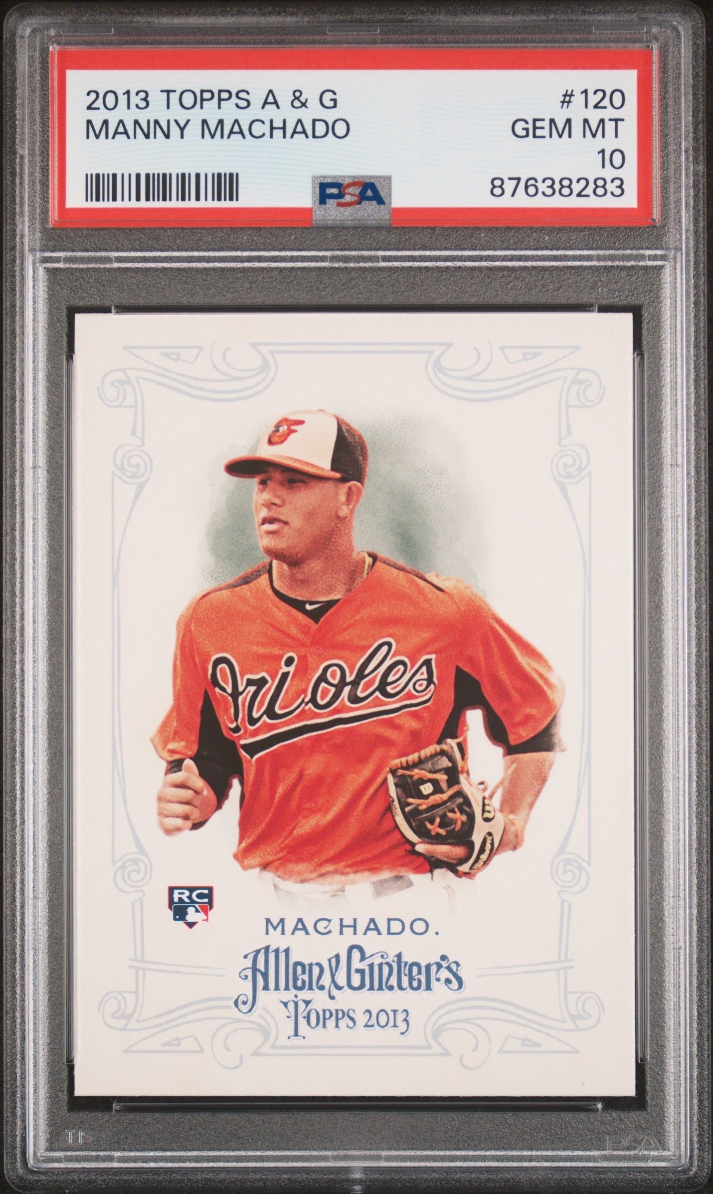 2013 Topps Allen and Ginter #120 Manny Machado PSA 10