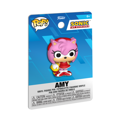 Funko Pop! PVC Pin: Sonic the Hedgehog - Amy Rose