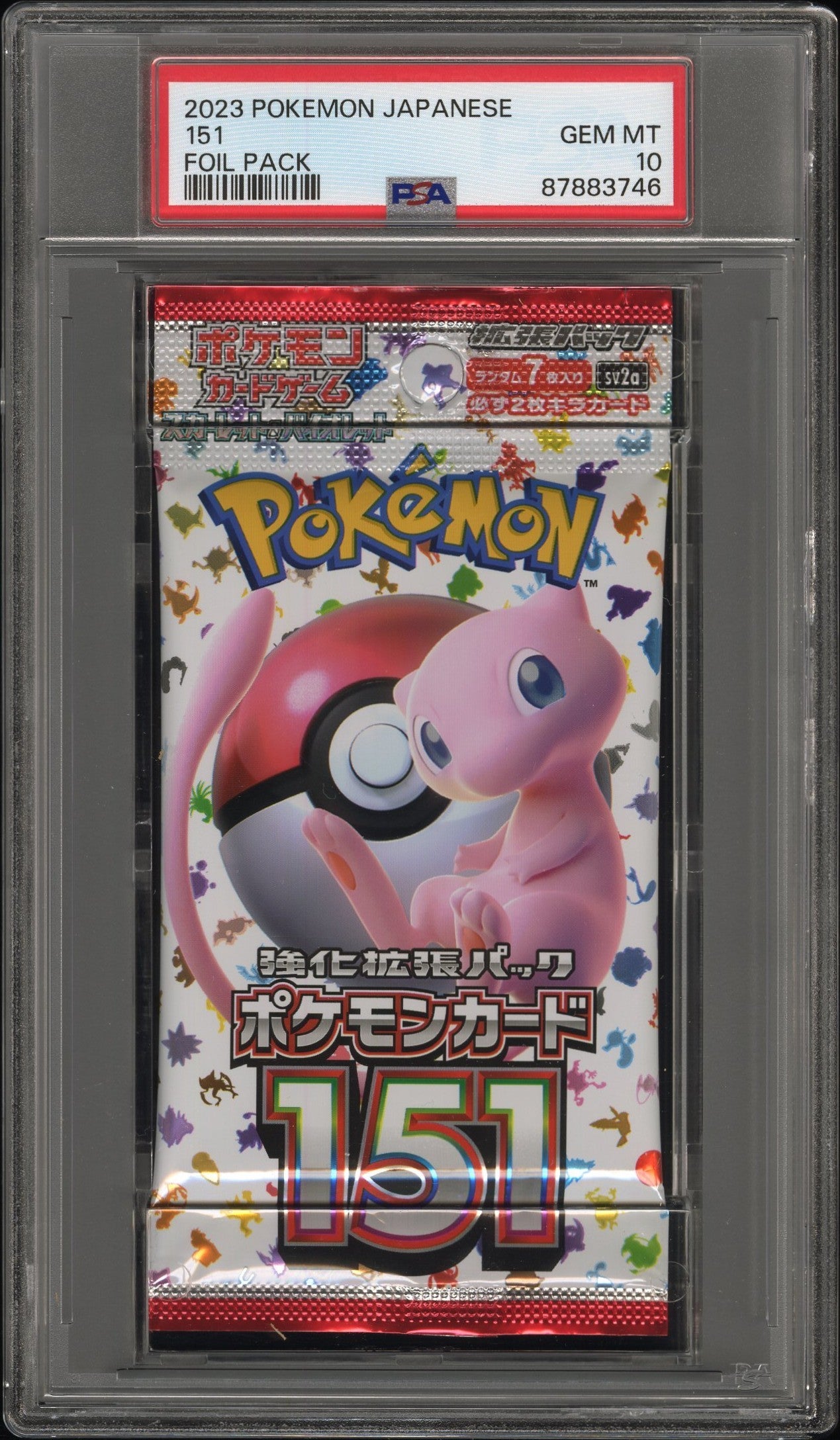 2023 Pokemon Japanese 151 Foil Pack 151 PSA 10