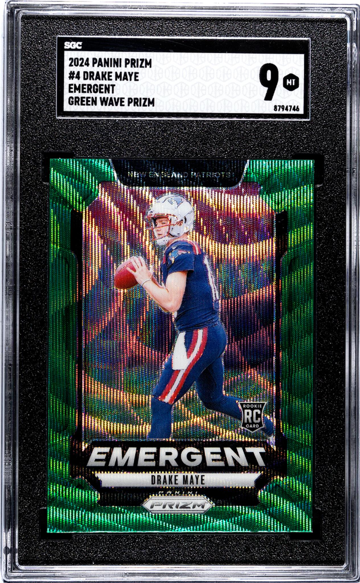 2024 Prizm #4 Drake Maye Emergent SGC 9