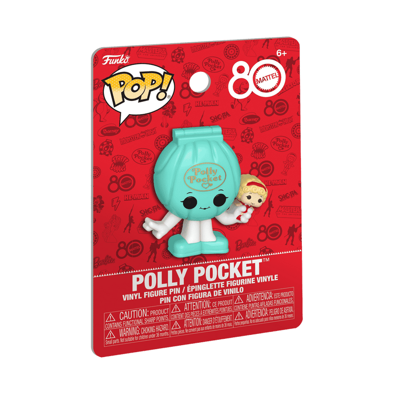 Funko Pop! PVC Pin: Retro Toys - Polly Pocket Shell