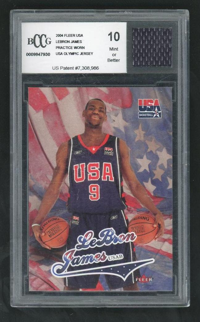 2004 Fleer USA LeBron James USAB BCCG 10 Mint Cleveland Cavaliers