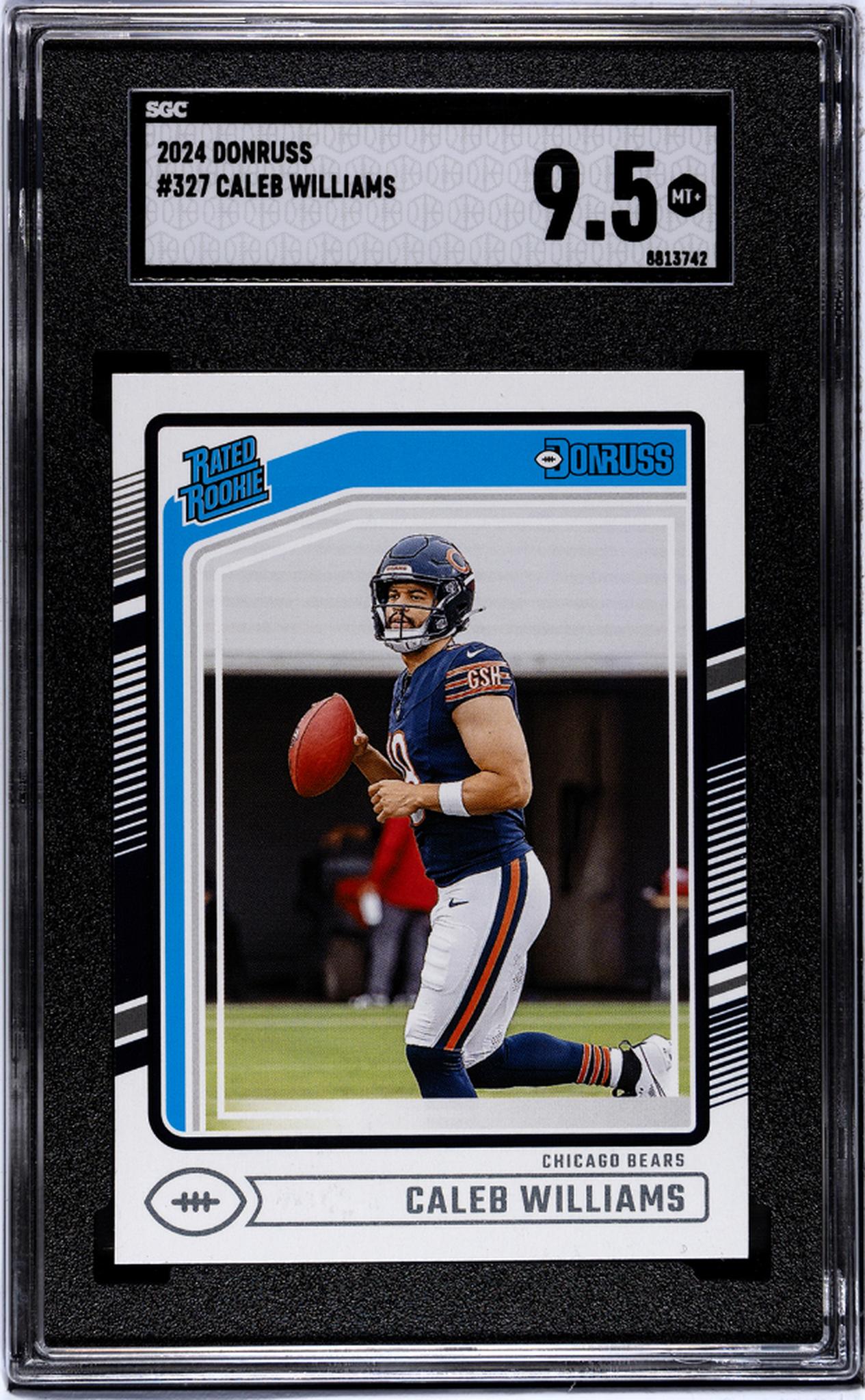 2024 Donruss #327 Caleb Williams SGC 9.5