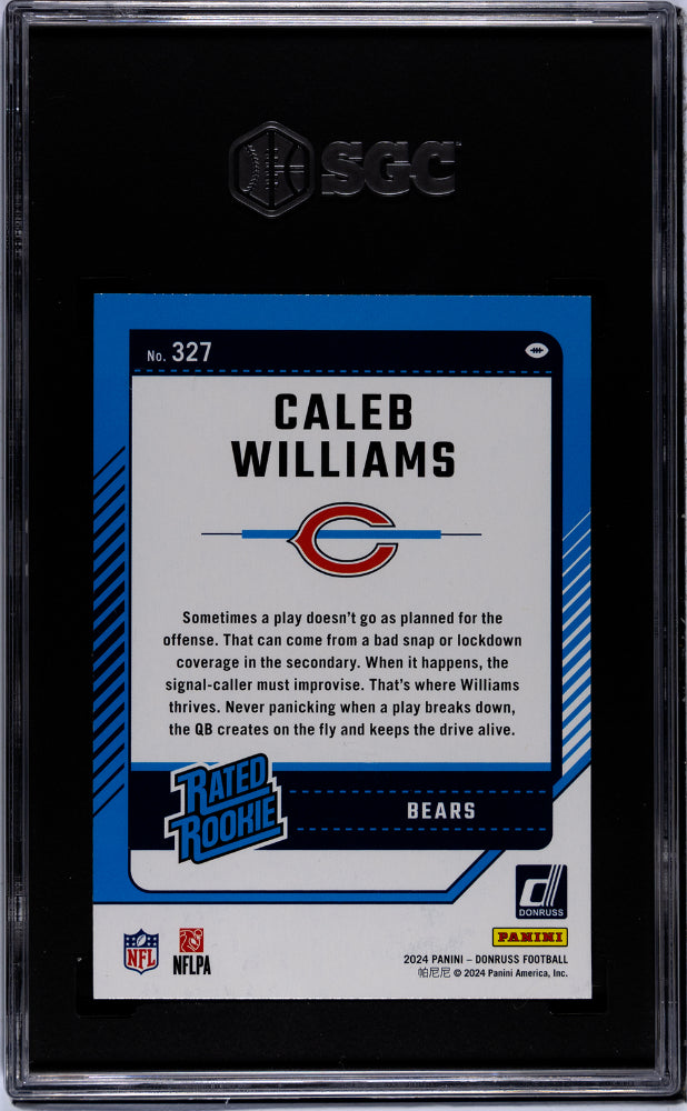 2024 Donruss #327 Caleb Williams SGC 9.5