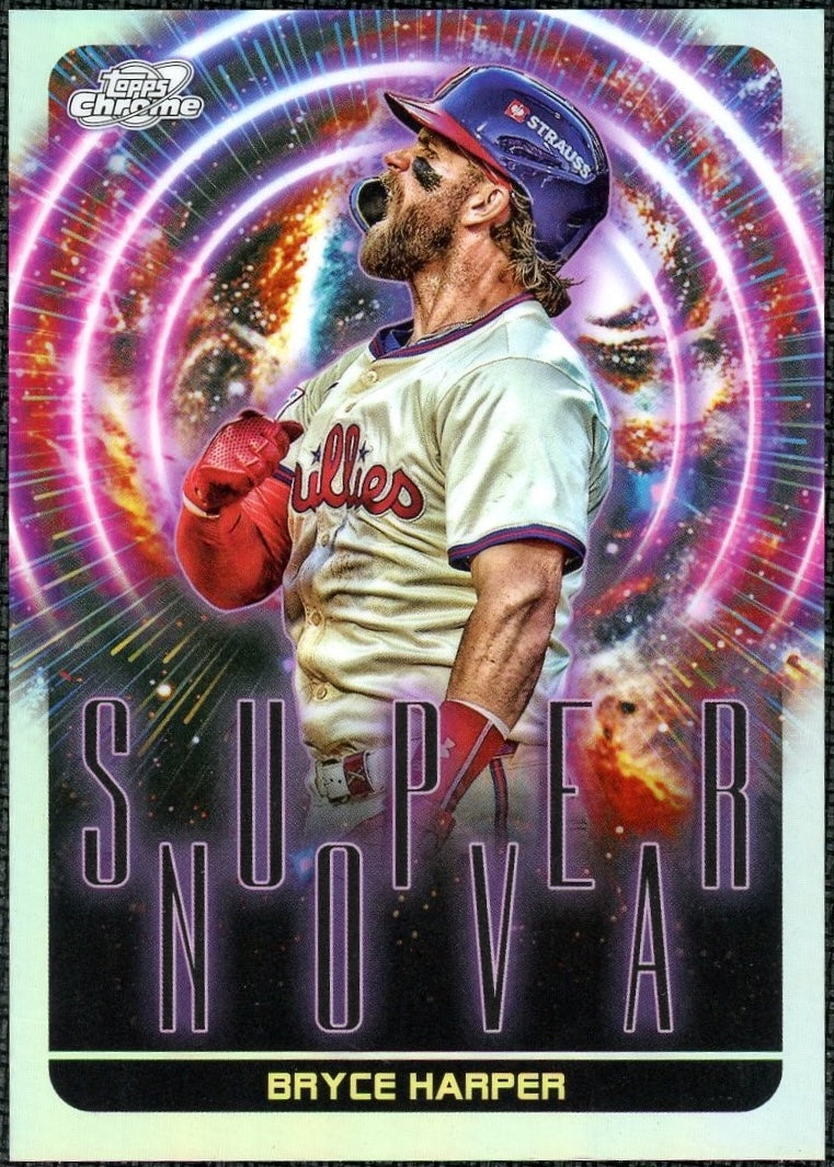 2025 Topps Chrome S-9 Bryce Harper Super Nova