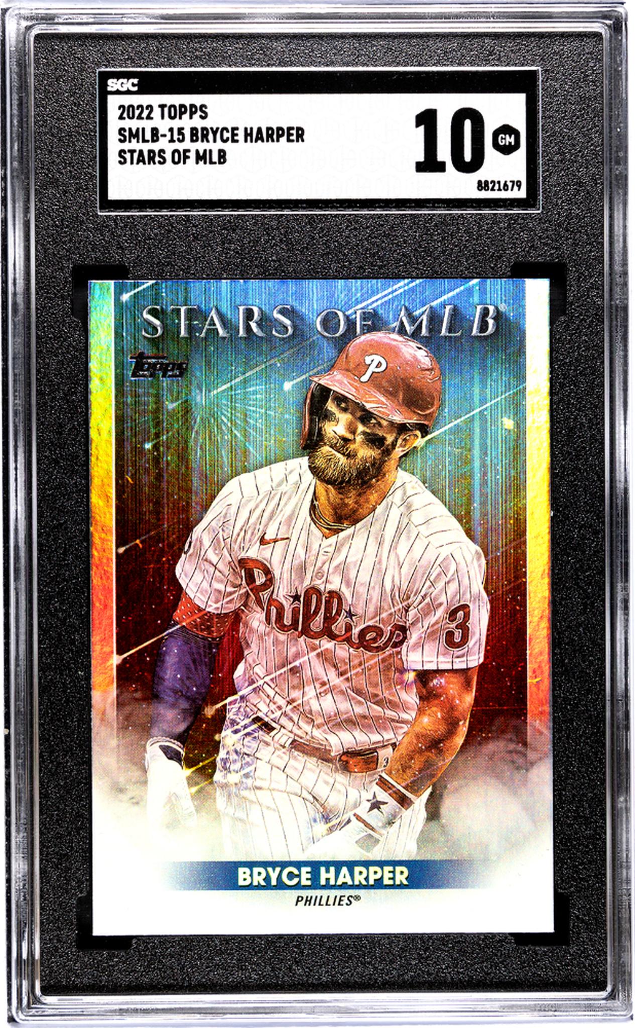 2022 Topps #SMLB-15 Bryce Harper Stars Of Mlb SGC 10