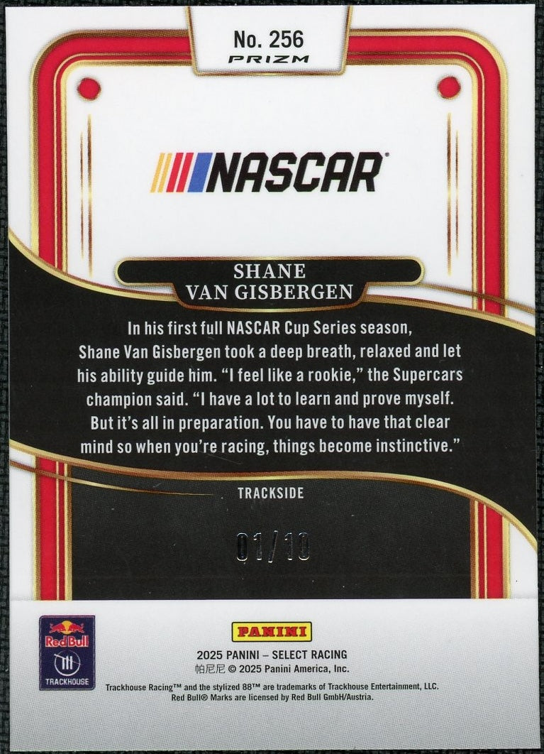 2025 Select 256 Shane Van Gisbergen Gold Flash /10