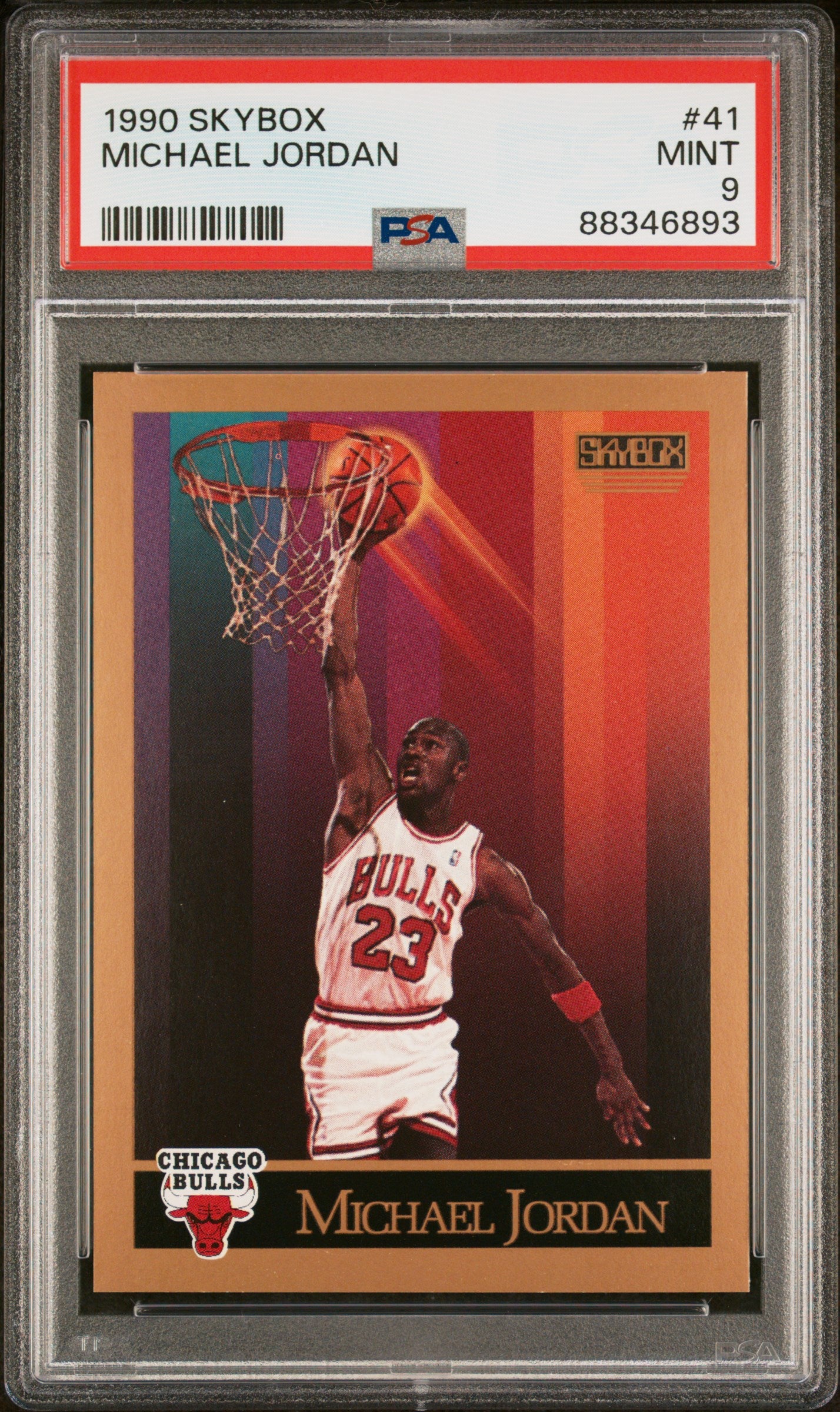 1990 SkyBox Michael Jordan #41 PSA 9