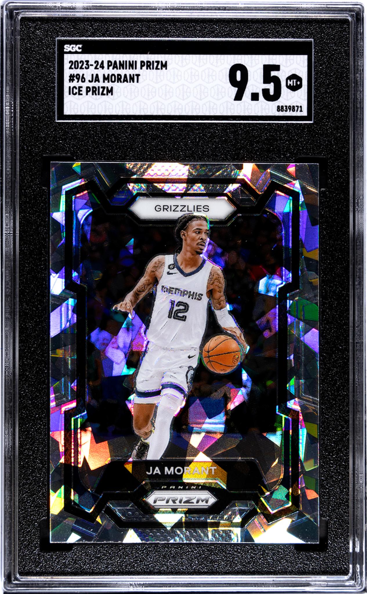 2023-24 Panini Prizm #96 Ja Morant Ice Prizm SGC 9.5