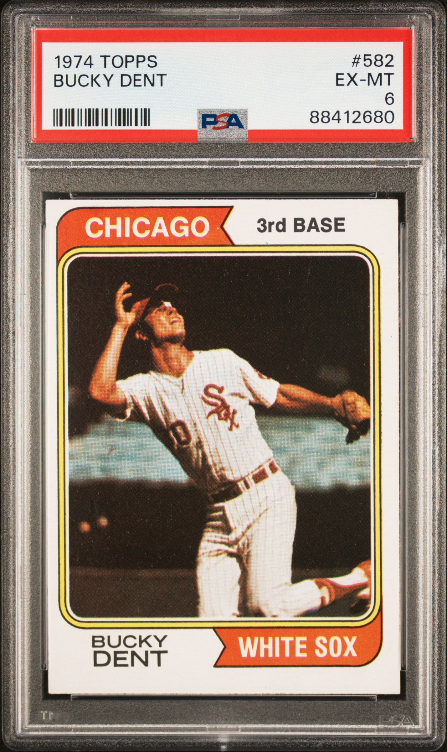 1974 Topps Bucky Dent #582 PSA 6