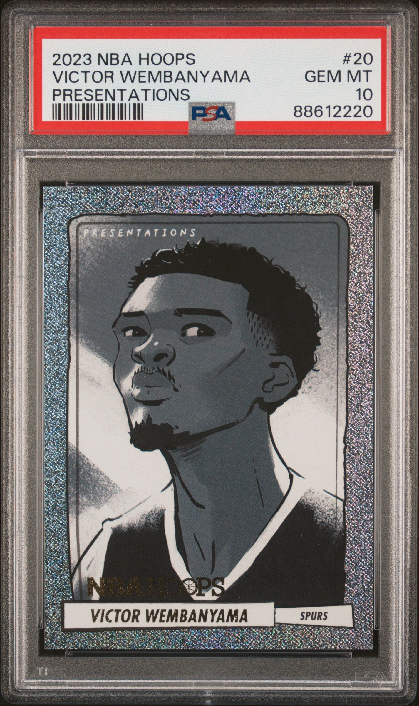 2023 Hoops Presentations Victor Wembanyama #20 PSA 10