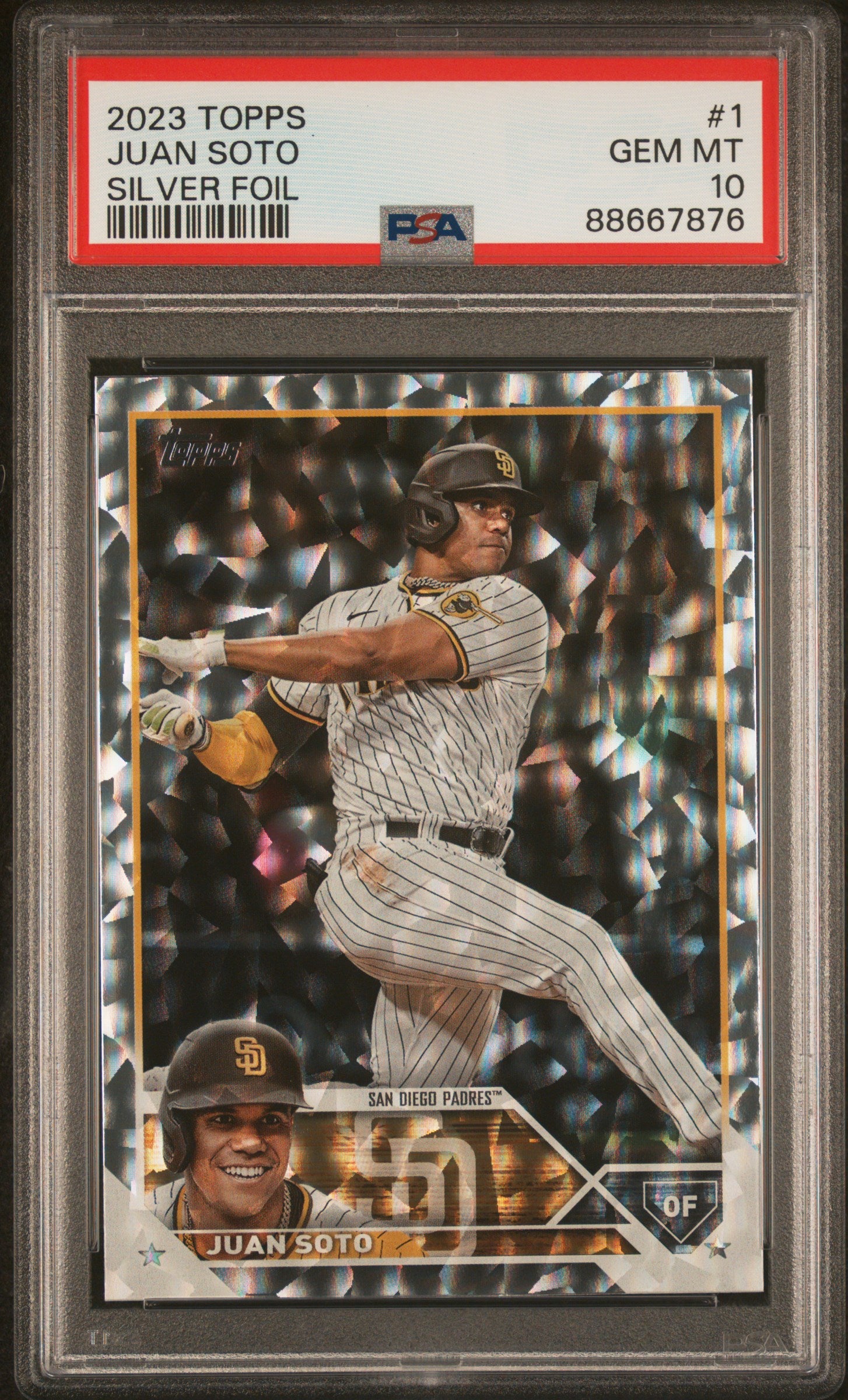 2023 Topps Juan Soto Silver Foil #1 PSA 10