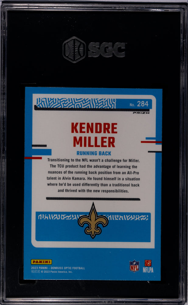 2023 Donruss Optic #284 Kendre Miller Stars Prizm SGC 10