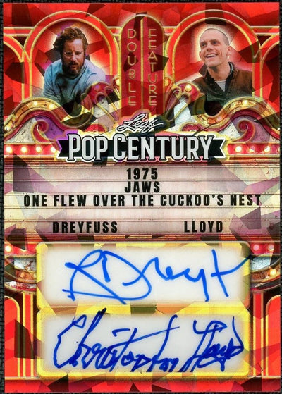 2026 Leaf Pop Century Double Feature Richard Dreyfuss Christopher Lloyd Auto #DF-11 1/1