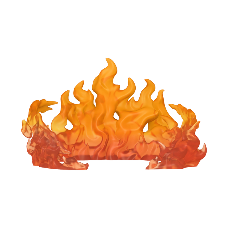 Funko Pop! Elements: Fire - Red Flames 3-Piece Display Set