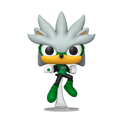 Funko Pop! Games: Sonic the Hedgehog & DC Comics - Silver as Green Lantern