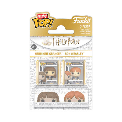 Funko Bitty Pop!: Harry Potter - Hermione Granger & Ron Weasley 2-Pack