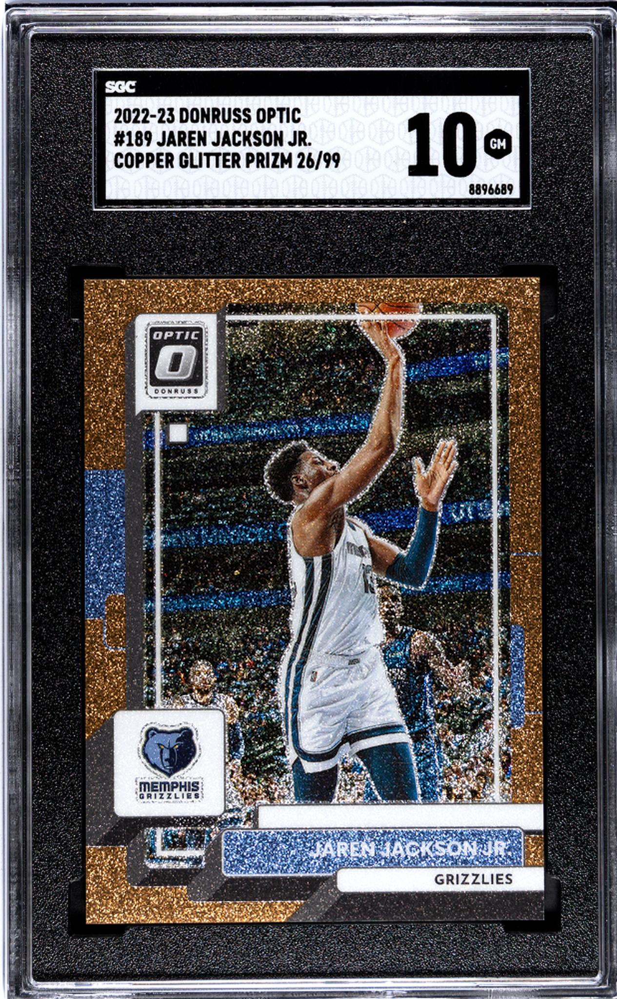 2022 Panini Donruss Optic #189 Jaren Jackson Jr. Copper /99 SGC 10