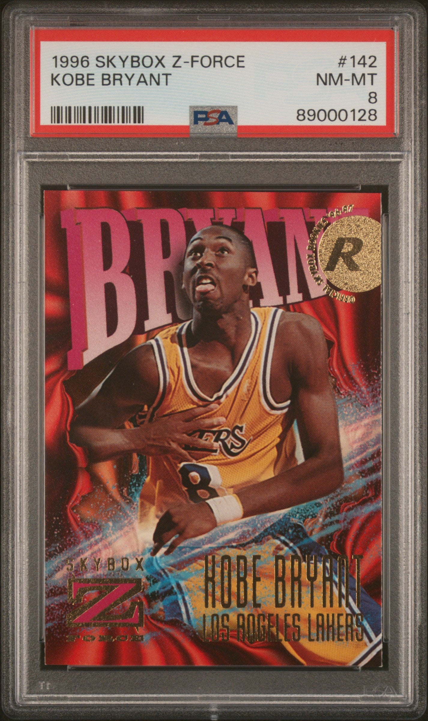 1996 Skybox Z-Force Kobe Bryant #142 RC PSA 8