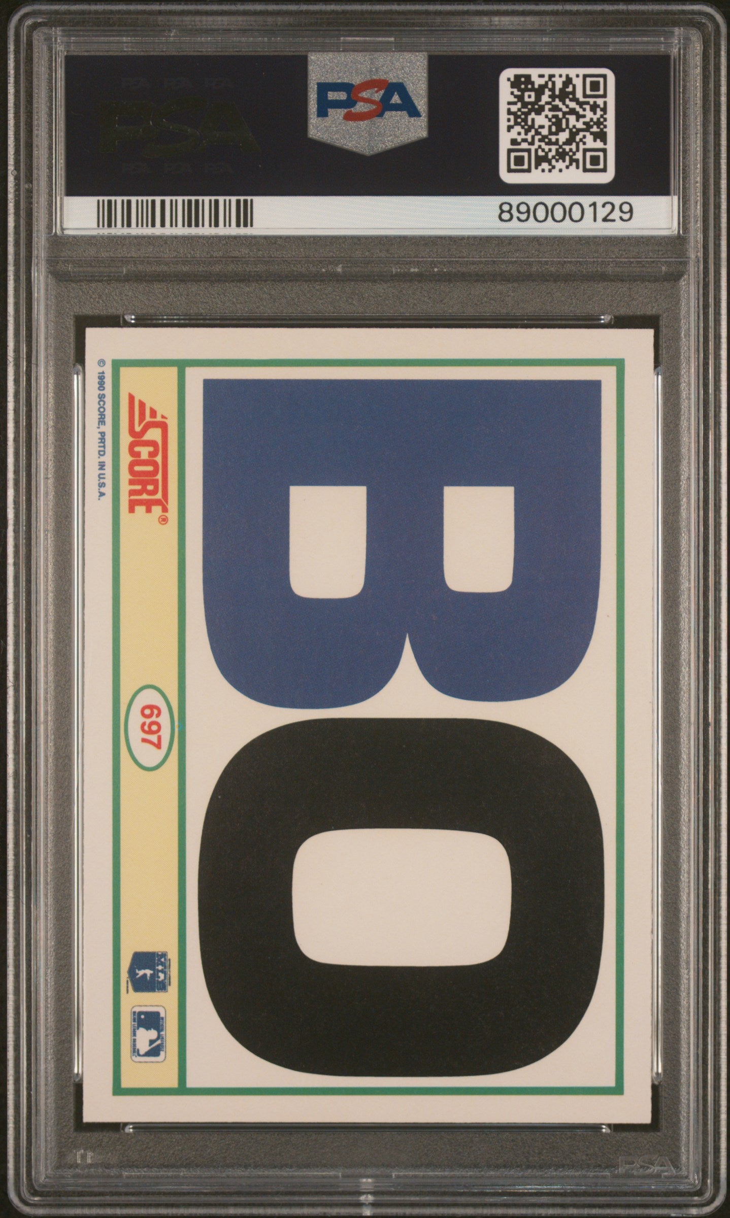 1990 Score Bo Jackson #697 PSA 9