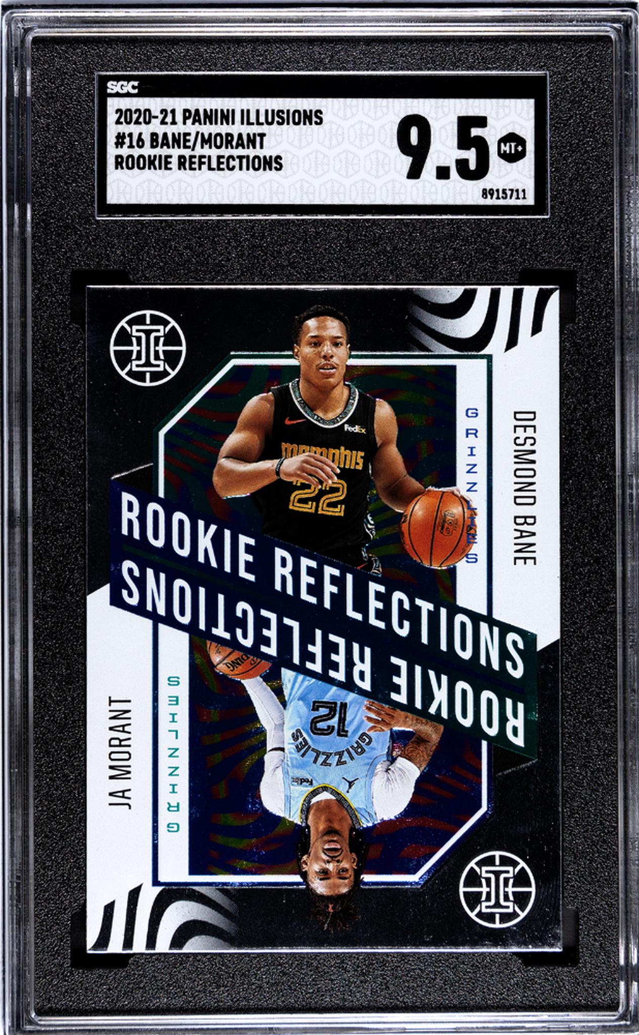 2020-21 Panini Illusions #16 Bane/Morant Rookie Reflections SGC 9.5