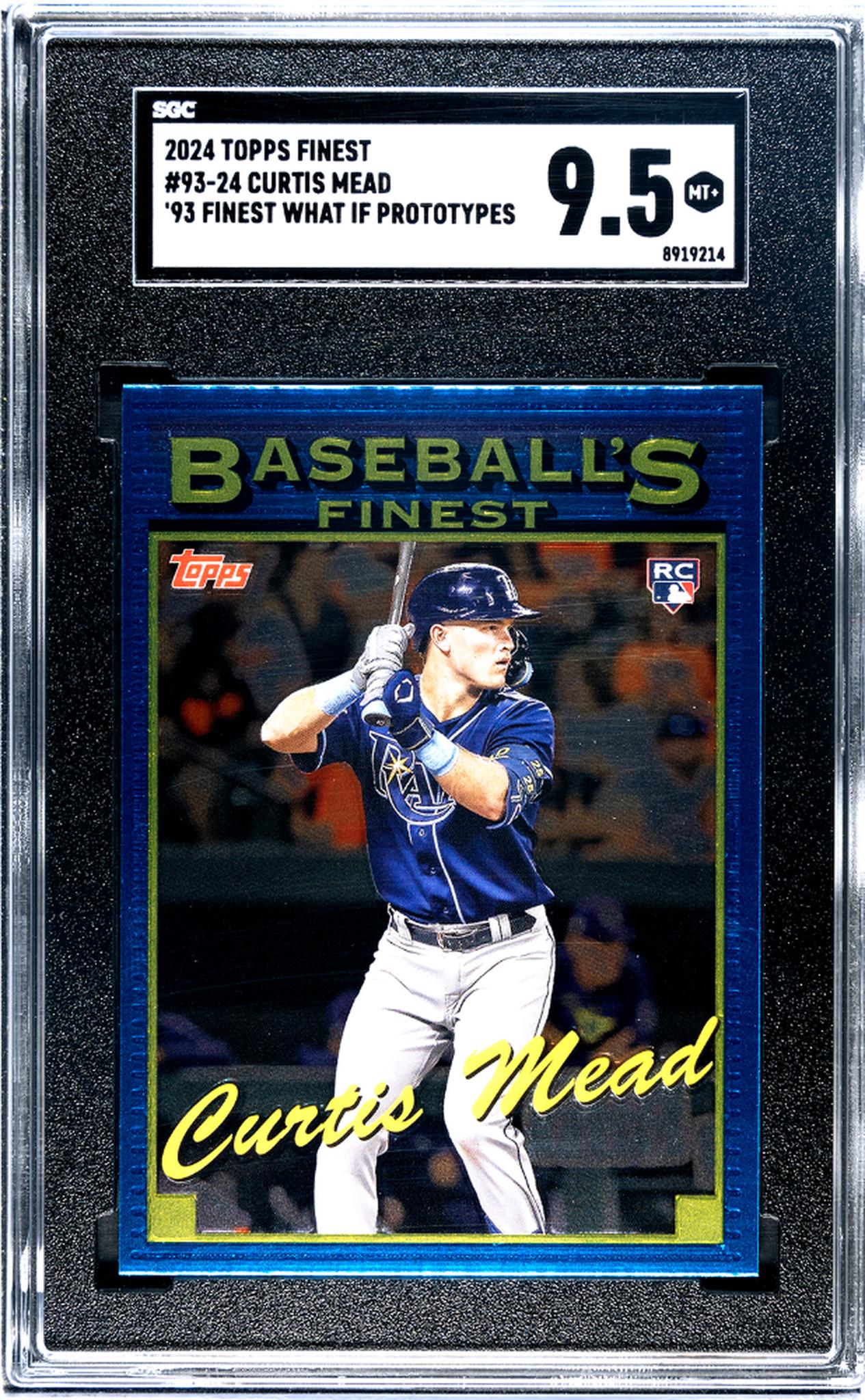 2024 Topps Finest #93-24 Curtis Mead '93 Finest What If Prototypes SGC 9.5