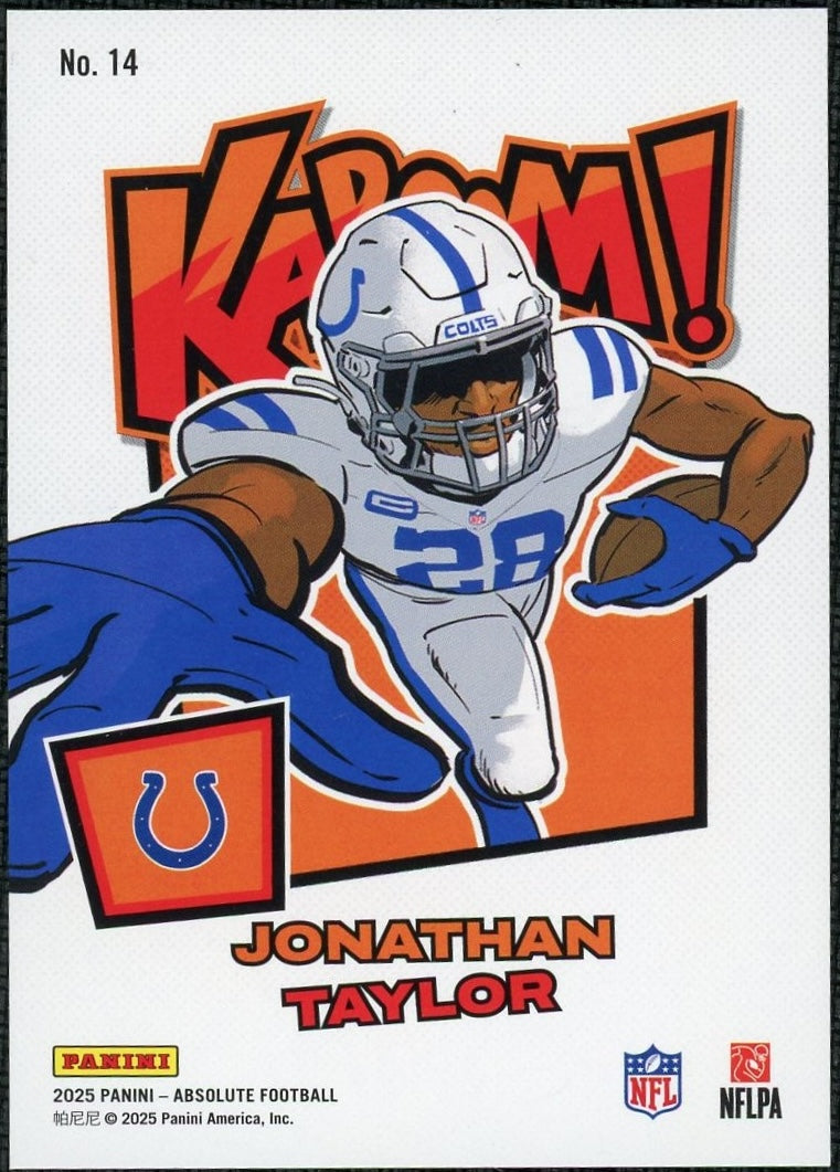 2025 Absolute 14 Jonathan Taylor Kaboom
