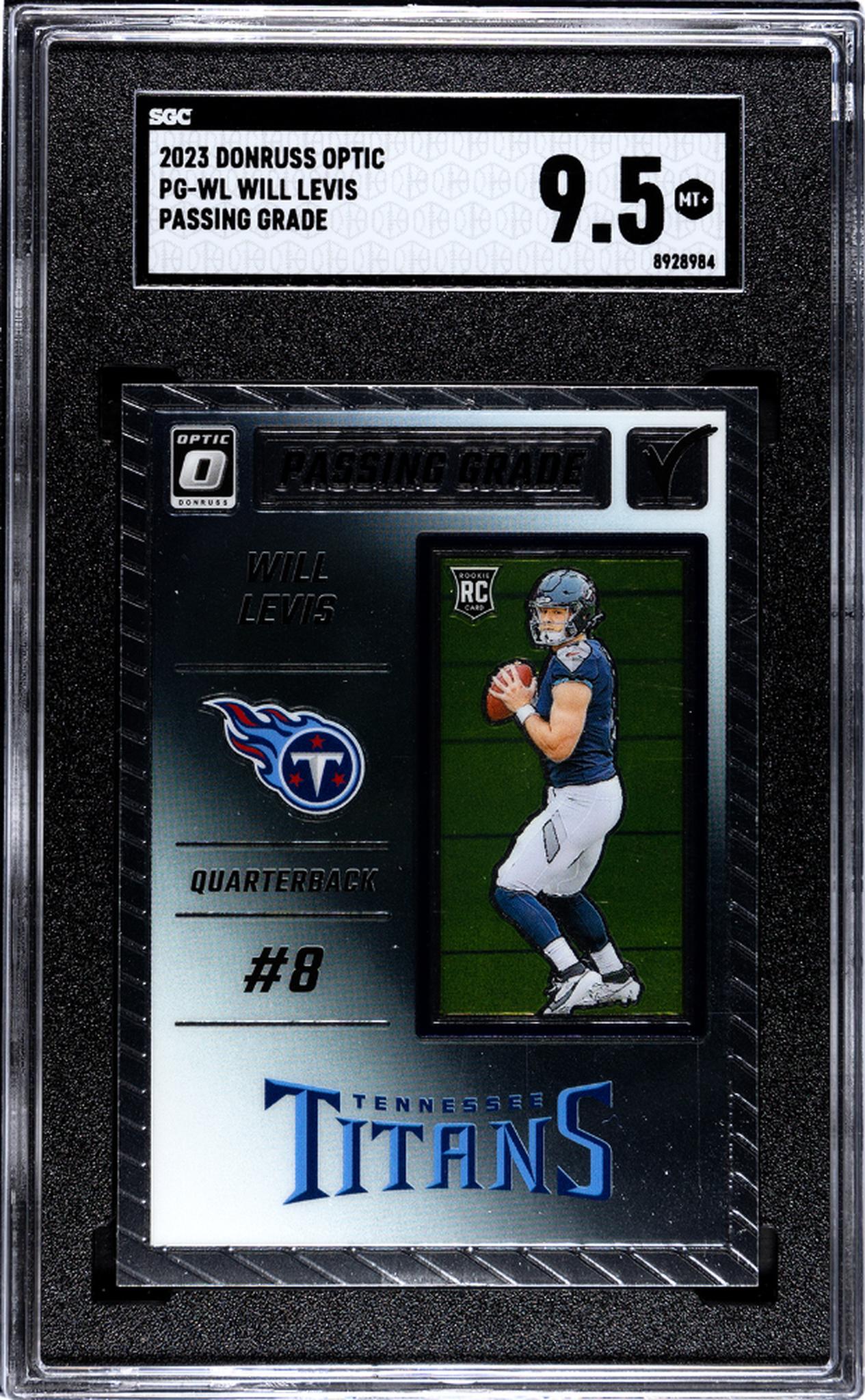 2023 Panini Donruss Optic #PG-WL Will Levis Rookie SGC 9.5