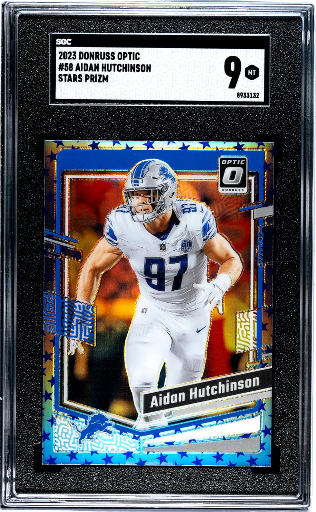 2023 Panini Donruss Optic #58 Aidan Hutchinson  SGC 9