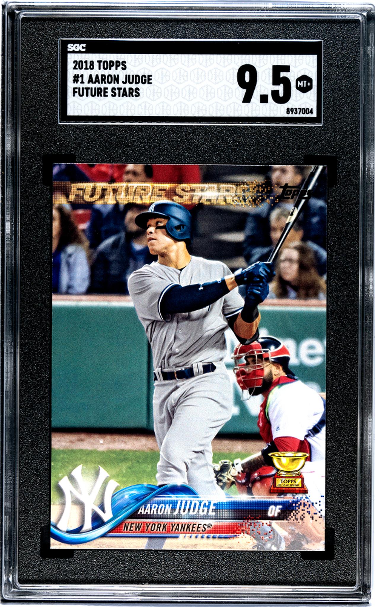 2018 Topps #1 Aaron Judge Future Stars SGC 9.5