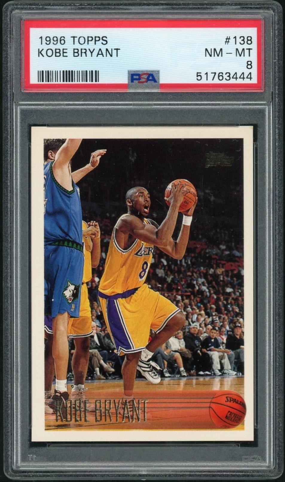 1996 Topps Kobe Bryant #138 PSA 8