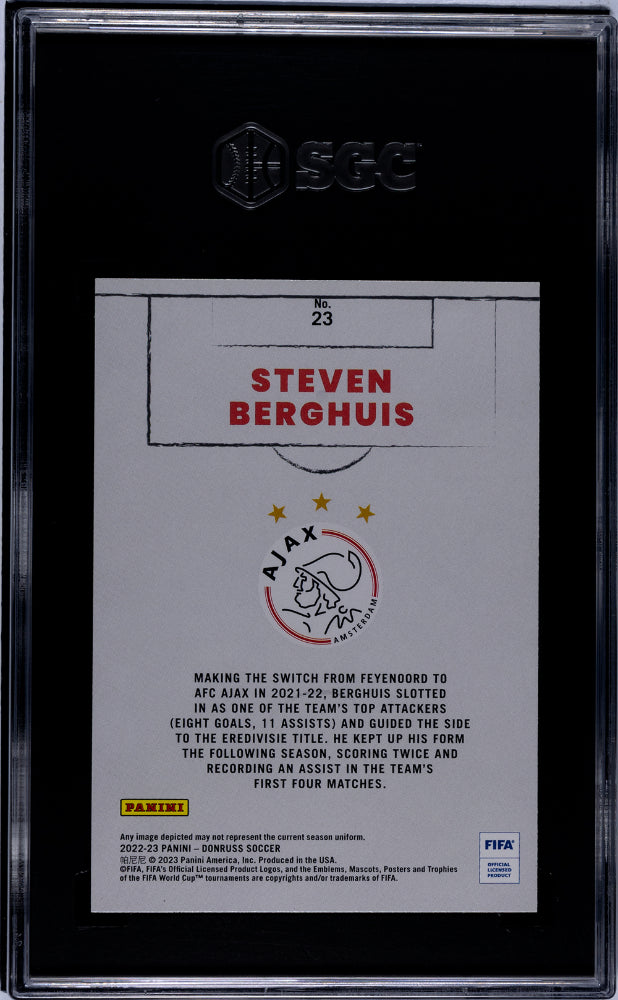 2022-23 Panini Donruss Craftsmen Steven Berghuis #23 SGC 9.5