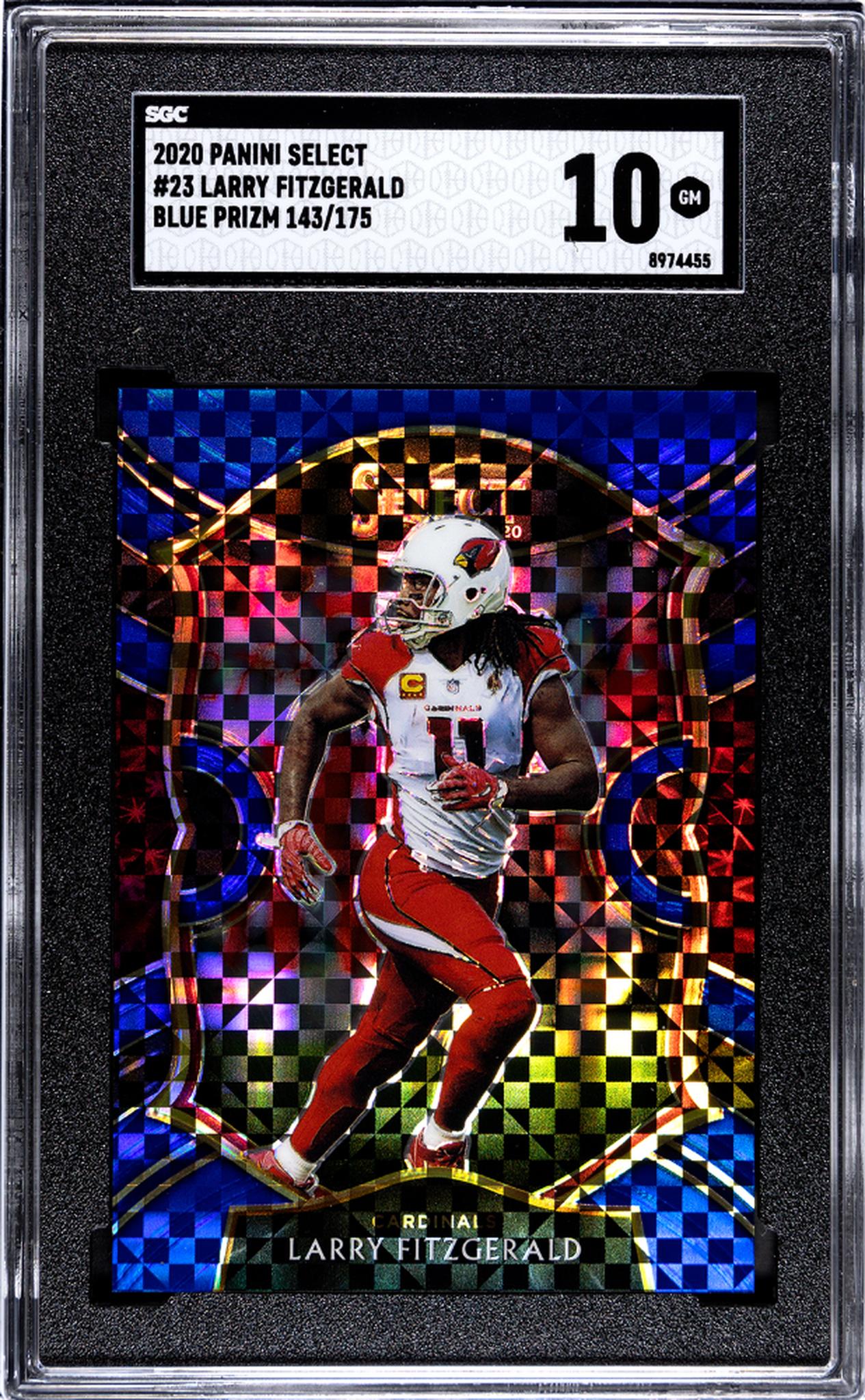 2020 Panini Select Larry Fitzgerald #23 /175 SGC 10