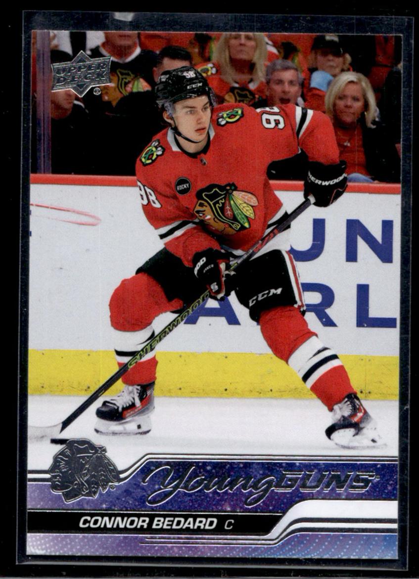 2023 Upper Deck Upper Deck 451 Connor Bedard Young Guns Rookie Chicago