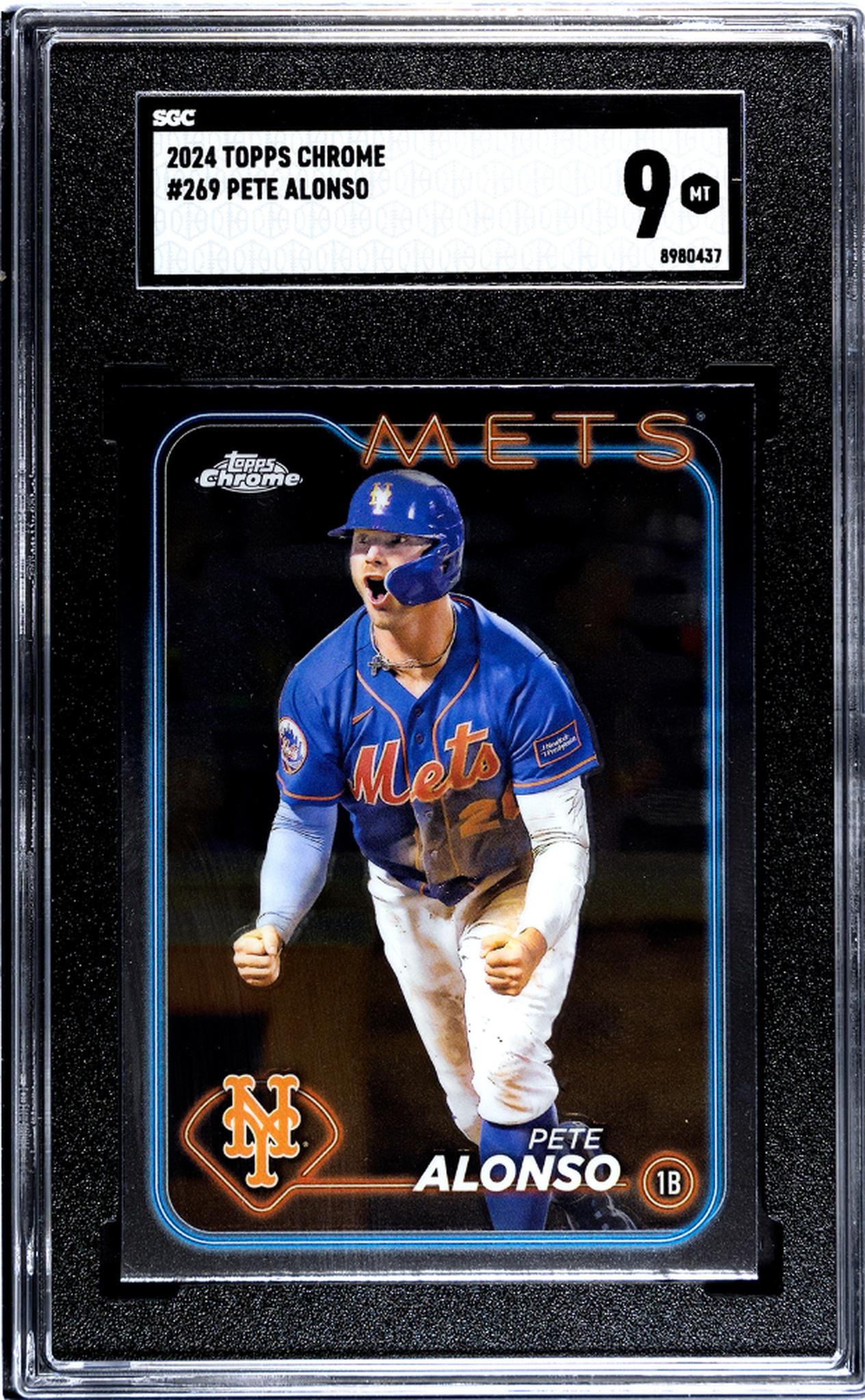 2024 Topps Chrome #269 Pete Alonso SGC 9