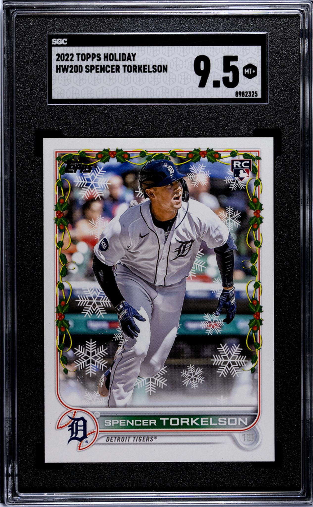 2022 Topps Holiday #HW200 Spencer Torkelson  Rookie  SGC 9.5