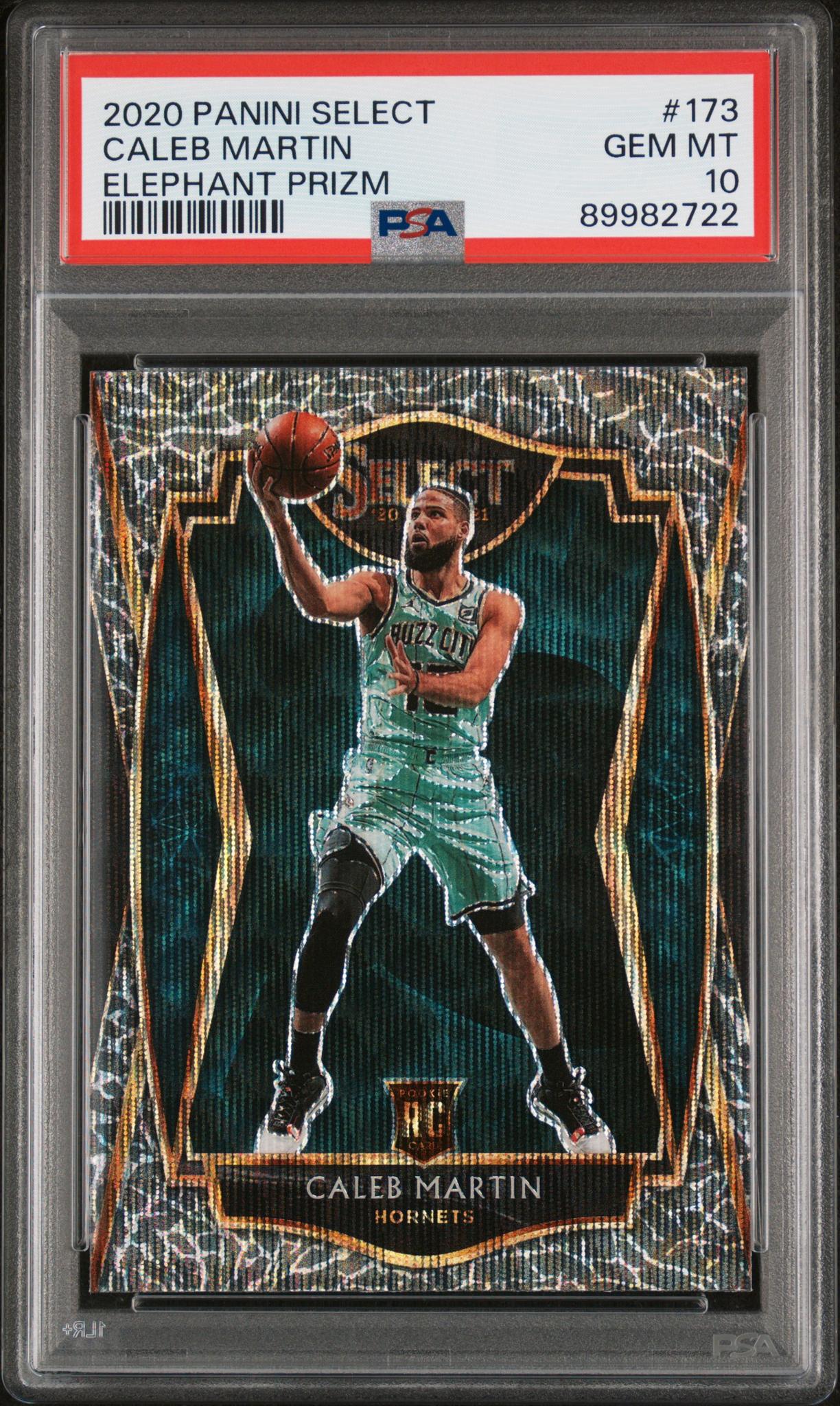 2020 Select #173 Caleb Martin Elephant Prizm PSA 10