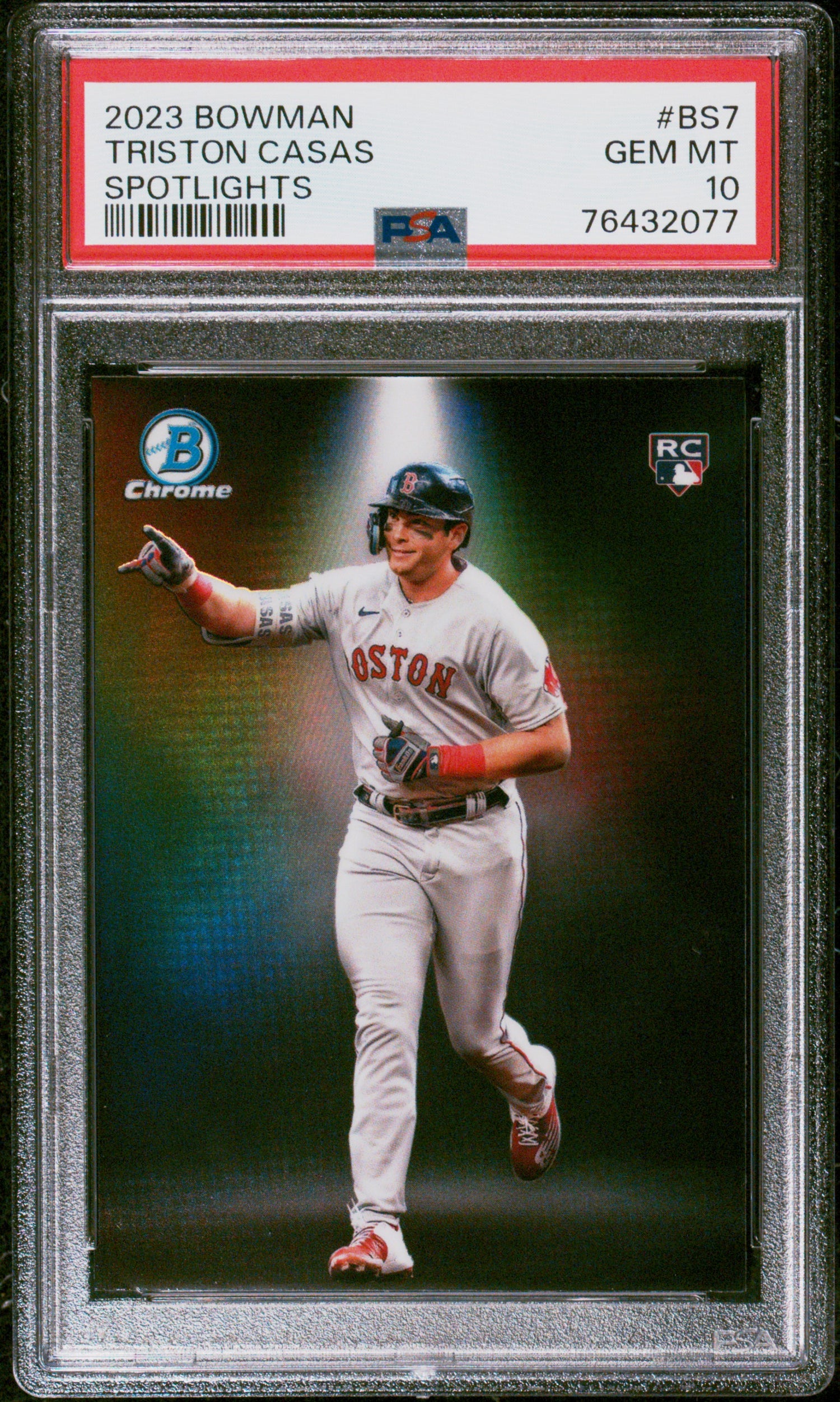 2023 Bowman Chrome Spotlights Triston Casas #BS7 PSA 10